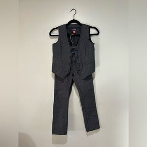 Place Kids Matching Set in Dark Gray